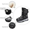 thumbnail image 2 of Yunkctuk Boys and Girls Snow Boots, Waterproof Winter Boots, Children's Non Slip Boots (for Little/Big kids), 2 of 7