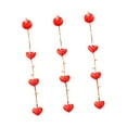 thumbnail image 3 of 3x decoración del Día de San Valentín 2023 luces de ventana de Navidad adornos colgantes de corazón de amor decoraciones para árboles de Navidad para , estilo A, 3 of 8