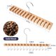 thumbnail image 4 of Organizador de Cinturones Ohuhu con 14 Ranuras y 13 Ganchos de Madera, 4 of 7