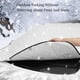 thumbnail image 4 of Cubierta de nieve grande para parabrisas - Protector universal universal de parabrisas de 146x57 pulgadas con cubierta para el capó, papel de aluminio PEVA resistente a la intemperie para protección, 4 of 8