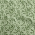 thumbnail image 1 of oneOone Rayon Light Green Fabric Jacobean Floral Fabric For Sewing Printed Craft Fabric By The Yard 56 Inch Wide, 1 of 4