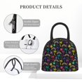thumbnail image 4 of Disketp Colorful Palms Bolsa Térmica para Almuerzo, Lonchera con Abertura Amplia y Gran Capacidad, Organizador Reutilizable para Mujeres, Hombres y Adultos, 4 of 6