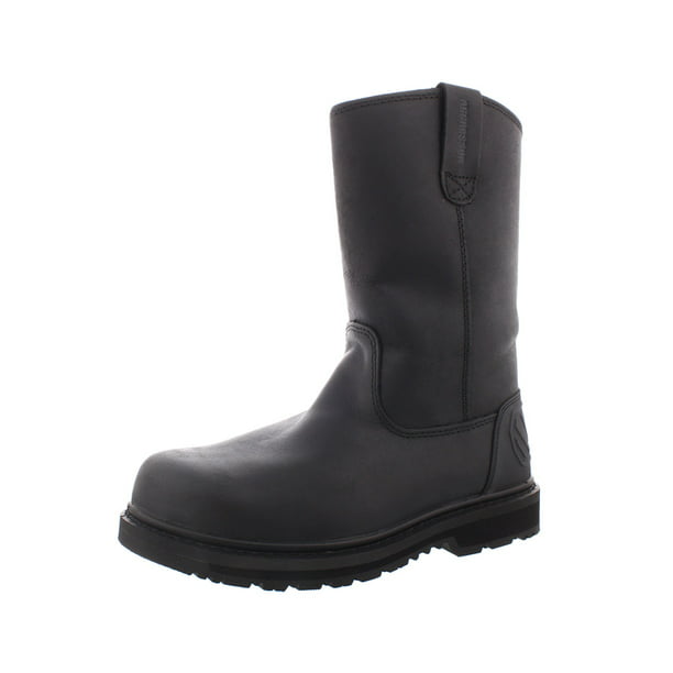 Aggressor Leveler Steel Toe Boots Mens Shoes Size 12, Color :Black ...