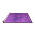 thumbnail image 2 of Ahgly Company Machine Washable Indoor Square Persian Pink Bohemian Area Rugs, 7' Square, 2 of 4