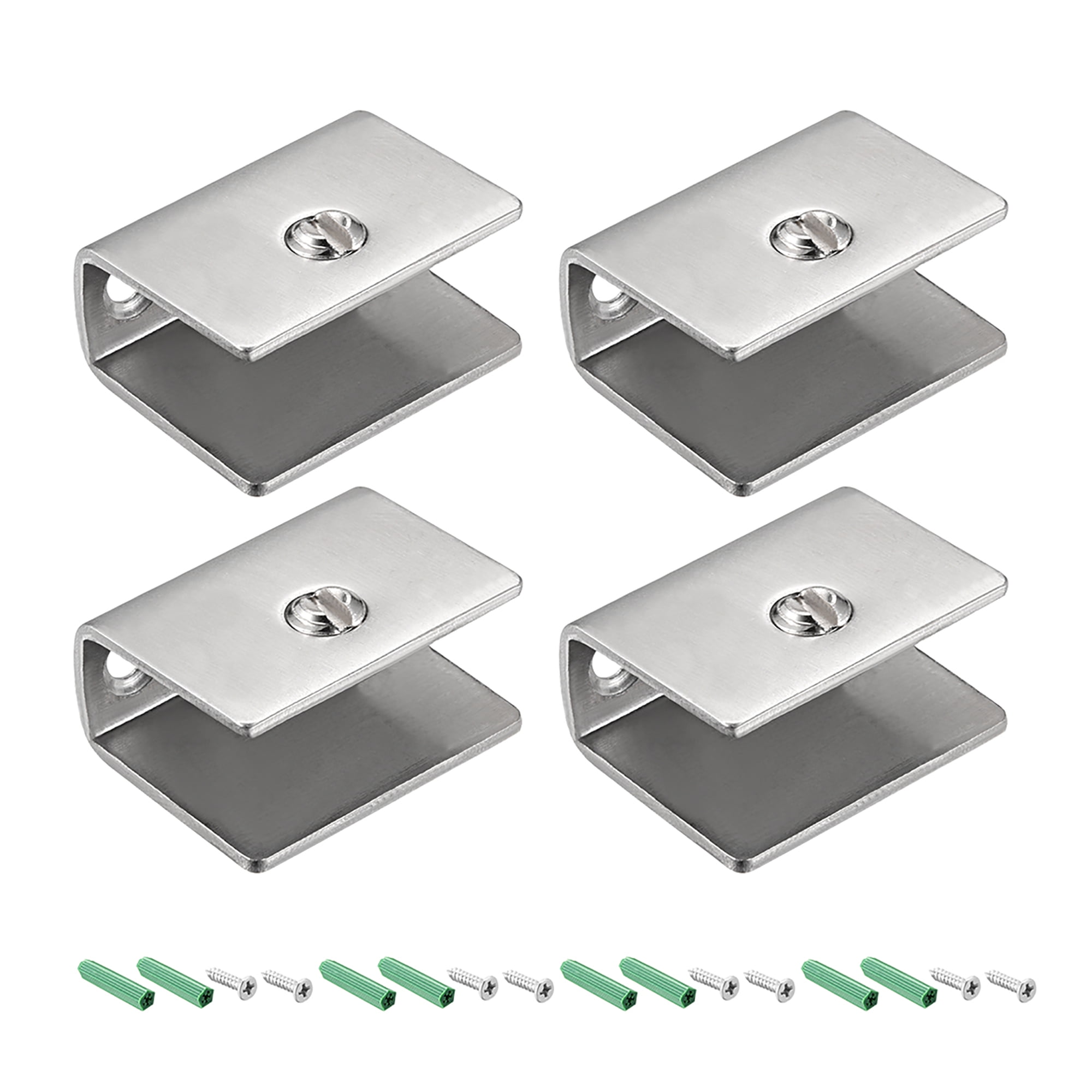 Glass Shelf Brackets Adjustable Stainless Steel Glass Clamp Clip