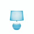 thumbnail image 1 of Lampe de Table à Base Ronde Bleue, 1 of 1