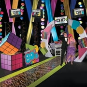 Awesome 80's Grand Decorating Kit, Party Supplies, 9 Pieces
