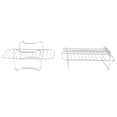 thumbnail image 3 of YAHHU Double Layer 304 Stainless Steel Fryer Rack with G‑Shaped Skewer – Rectangular Design for Air Fryer & Grilling, 3 of 13