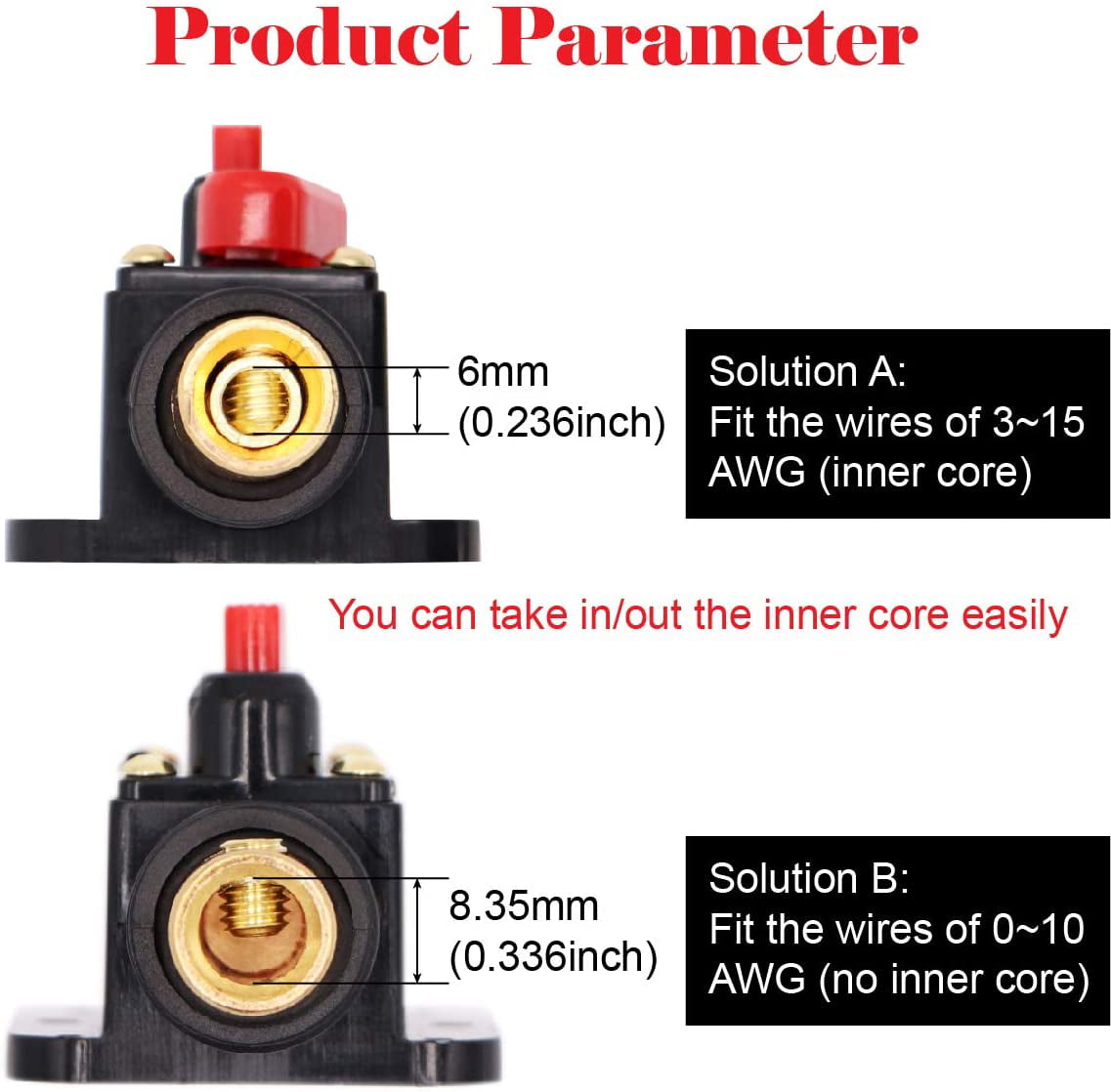 40 Amp Manual Reset Circuit Breaker With Switch Button Switch Waterproof Car Boat Fuse Holder for Car Boat Truck Bus 