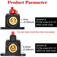 thumbnail image 3 of 60 amp avec Réinitialisation Manuelle pour 12V-24V DC Audio de Voiture,, 3 of 6