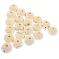 thumbnail image 2 of 20 Pcs Perles en Bois pour Sourire DIY Perles Rondes en Bois Perles d'Espacement Rondes, 2 of 9