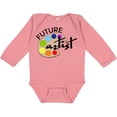 thumbnail image 3 of Inktastic Future Artist with Paints Boys or Girls Long Sleeve Baby Bodysuit, 3 of 5