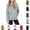 Gray, variant on YOUYEDIAN Cute Hoodies for Teen Girls Trendy Preppy Hooded Sweatshirts Oversized Long Sleeve Pullover Tops