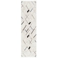 thumbnail image 2 of Safavieh Hi-Lo Greta Diamond Shag Runner Rug, Light Beige/Beige, 2'2" x 8', 2 of 10