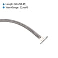 thumbnail image 2 of Uxcell 22AWG Stranded Wire Hookup 30M/100ft Grey, Electrical Wire UL1007 Spool, 2 of 6