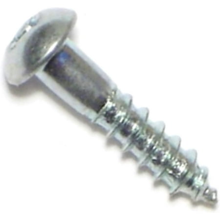 

014973299453 Phillips Round Wood Screws 4 x 1/2 Piece-72 zinc