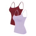 thumbnail image 1 of 2PC Camisole Women's Chest Pad With Four Seasons Plus Size Modal Outer Wearing Base Beauty Back Top, 1 of 5