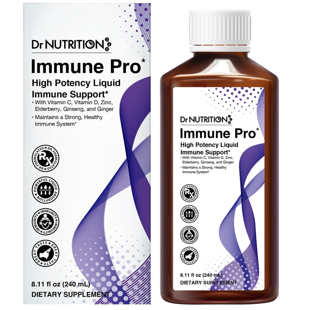 Dr Nutrition 360 Immune Pro High Potency Liquid Immune Support with