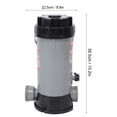 thumbnail image 4 of Ccdes Automatic Chemical Feeder,CL-200 Automatic Chemical Feeder Chlorine Dispenser Chlorinator Swimming Pool Disinfection Equipment,Automatic Pool Chlorinator, 4 of 8