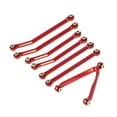 thumbnail image 4 of Pull Rods Kit Professional Replace Accessory Steering Accessories Aluminum Alloy RC Car Linkage Rod Set Replacement for SCX24 Silver, 4 of 6