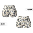 thumbnail image 5 of Picia Snake Printed Workout Shorts for Women Seamless Scrunch Butt Lifting High Waisted Yoga Gym Booty Running Moisture-wicking Short Pants-, 5 of 9