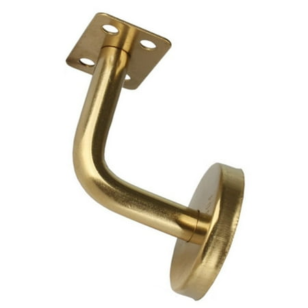 

AFQH Gold Handrail Bannister Support Stair Rail Bracket Balustrade Wall Mounted