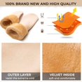 thumbnail image 6 of Snuggly Velvet Winter Thermal Socks, 6/12-Pairs Cozy Thickened Soft Fleece Lined Socks for Men and Women, Extremely Warm Cold Weather Socks for Indoor Outdoor Daily Use, 6 of 8