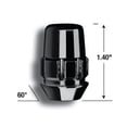 thumbnail image 2 of Gorilla Wheel Installation Kit 71633NBC 5 Lug Kit; 12 Millimeter x 1.5 Thread Size; 60 Degree Conical; Acorn; 1.4 Inch Overall Length, 2 of 4