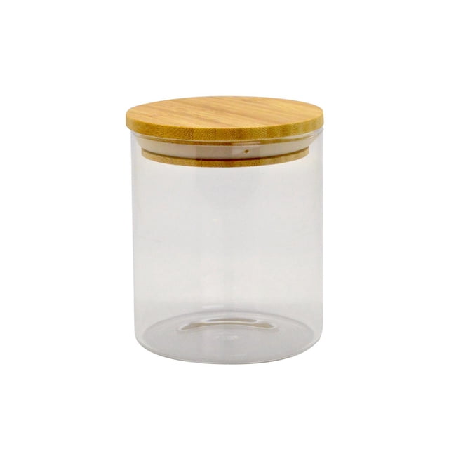 Recipiente con Tapa de Bamb√∫ Cap. 600 ml Good & Good M7-CR0003
