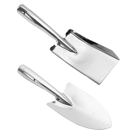 FELTECHELECTR Multi Function Hand Trowel Stainless Steel 2Pcs 10.8X3.3In