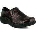 thumbnail image 2 of Spring Step Pro Belo Clogs Burgundy Polka Dots, 2 of 7