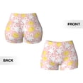 thumbnail image 5 of Kdxio Rabbit And Chick Print Workout Shorts for Women Seamless Soft Smooth Gym Yoga Scrunch Active Shorts, 5 of 9