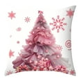 thumbnail image 2 of PRETXORVE 45X45 Cm Christmas Cushion Cover - Faux Printing, Living Room Sofa Decorative Cushion Cover, 2 of 6