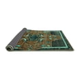 thumbnail image 2 of Ahgly Company Indoor Round Persian Turquoise Blue Traditional Area Rugs, 8' Round, 2 of 4