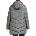 thumbnail image 2 of Big Chill Women's and Women's Plus Chevron Quilted Puffer Jacket with Hood, Sizes S-3X, 2 of 5