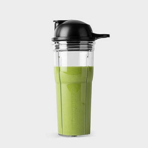 NutriBullet Cup and toGo Lid, 20 oz, Clear/Black