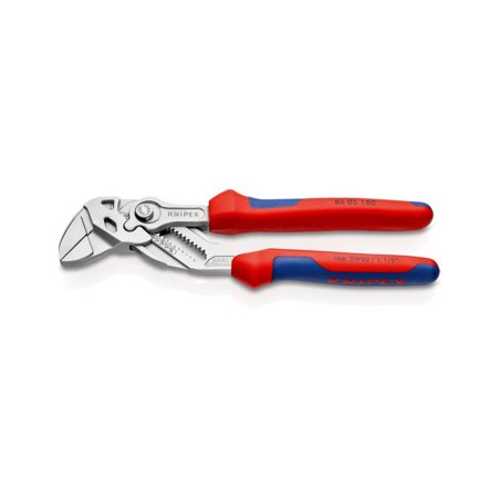 UPC: 0843221001285 | Knipex Chrome Plated Head Pliers Wrench 180Mm