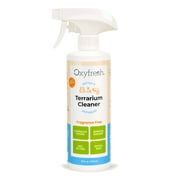 Premium Oxyfresh Terrarium Cleaner – Professional Amphibian & Reptile Terrarium Smell Eliminator – Safe & Quickly Removes Waste & Odors – Streak Free Glass – Bleach Free