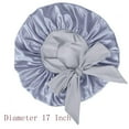 thumbnail image 4 of Satin Bonnet Silk For Hair Sleeping, Women Tie Bonnets Adjustable Night Cap Jumbo Size Comfortable Wide Band for Braids Curly Long Hair, 4 of 6