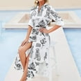 thumbnail image 4 of Maryland Flash Sheet Long Sleeved Shirt Dress women long dresses Female dress women dresses, 4 of 6