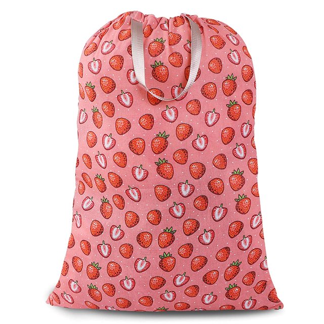 Bolsa de lavandería Sanlykate extra grande con cordón de 70 x 100 cm, color rosa