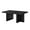 Black Finish, variant on Roundhill Furniture Mchome Contemporary Coffee Table, Off-White Faux Marble