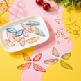 thumbnail image 6 of 1 box DIY Butterfly Wing Earrings Making Kit Including Transparent Resin Pendants 304 Stainless Steel Jump Rings Earring Hooks Mixed color 80pcs/box, 6 of 8