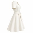 thumbnail image 4 of Vestido George para Mujer, Manga Corta Blanco Talla Eg, 4 of 4