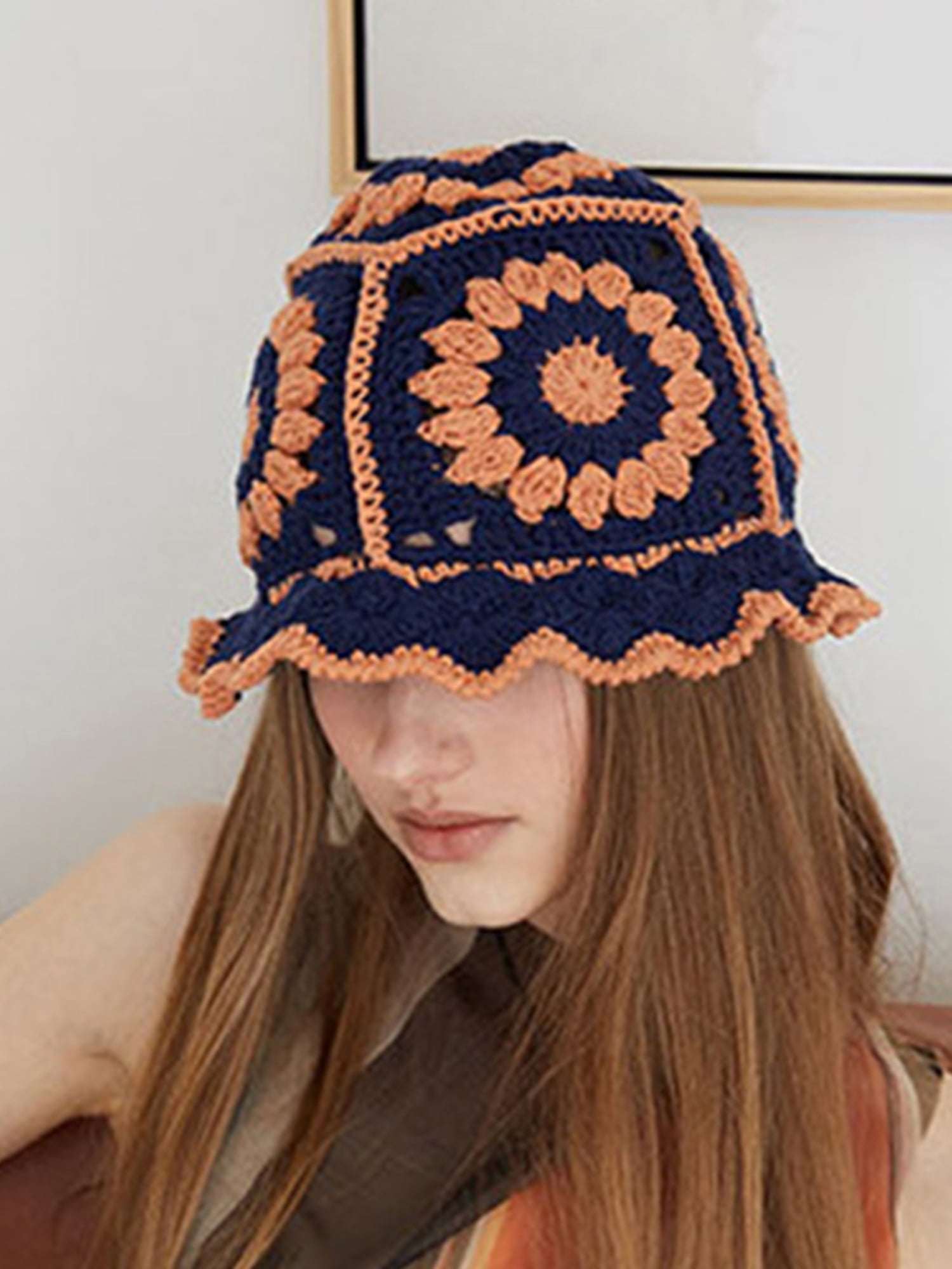 Buchet Hat Evil Eye Hat Crochet Hat Knit Hat Summer Hat Handmade Gift