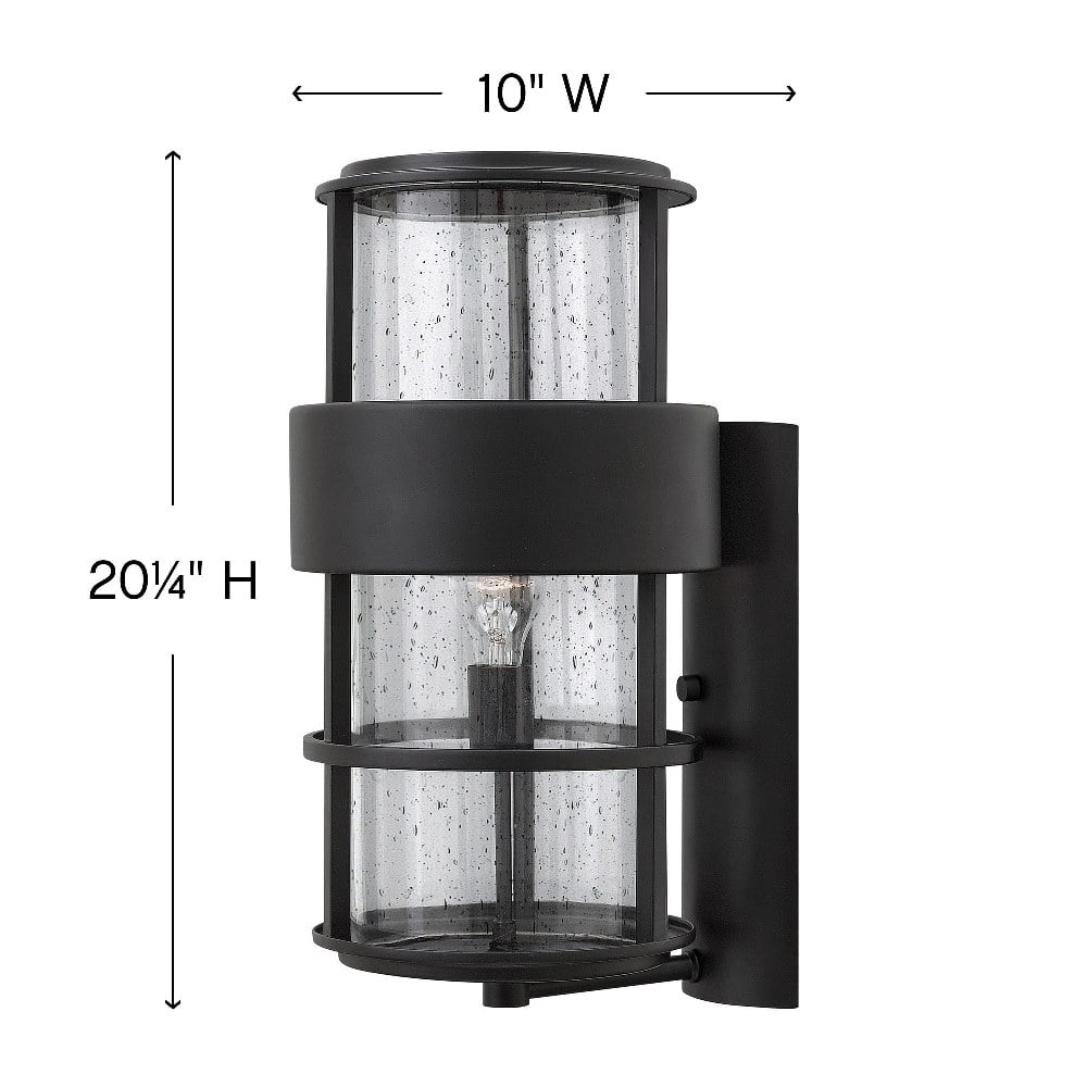 Hinkley Lighting H1905 20.25" Height 1 Light Outdoor Wall Sconce From The Saturn