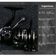 thumbnail image 3 of Fishing Reel Spinning Reel Carp Fishing Wheel Fishing Accessories Sea Feeder Coil Fixed Spool Baitcasting Reel for Rod Saltwater ,Rigid Aluminum Skeletal Frame, 3 of 7