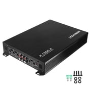 2000W Car Amplifier 4 Channel, Pecham Digital Car Amplifier Stereo Class A/B Amp Audio with 2/4 Ohm Stable, Adjustable Low/High Pass, Bass Boost