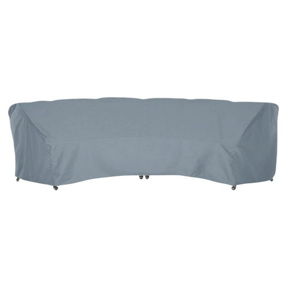 210D Outdoor Sofa Cover for Curved Patio Furniture Weather Resistant Waterproof Protection Heavy Duty