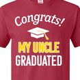 thumbnail image 4 of Inktastic Congrats My Uncle Graduated with cap T-Shirt, 4 of 5